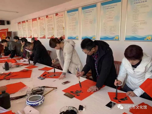 翰墨飘香暖人心，文艺轻骑送春风——日照市文化馆送文化进社区活动走进开发区奎山街道李村